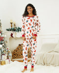 PatPat Matching Family Christmas Pajamas Gingerbread Print White