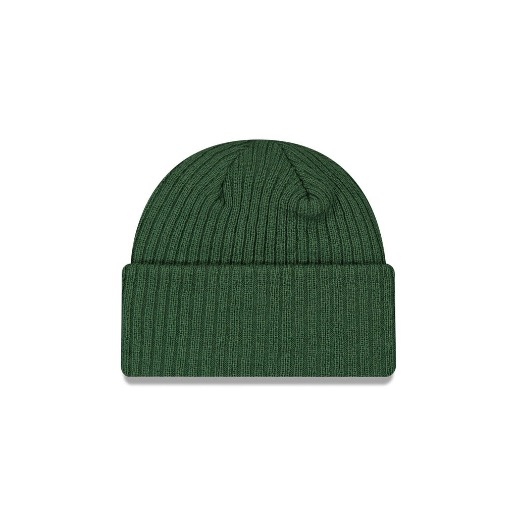 New York Yankees Wide Cuff Green Beanie Hat