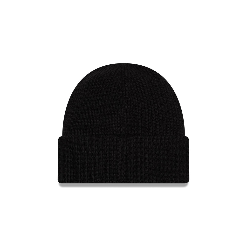 New York Yankees Woolen Black Short Cuff Knit Beanie Hat