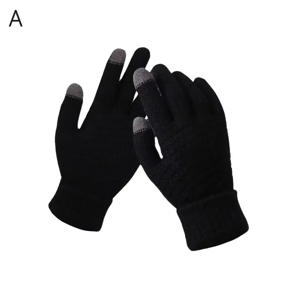 Women's Knitted Thicken Winter Hand Warmer Gloves – 4 Colors