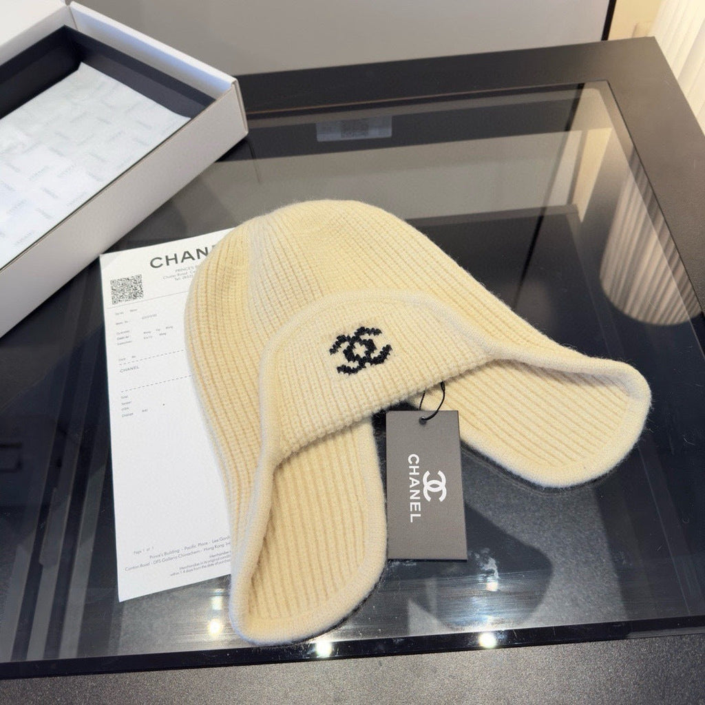 Chanel Knit Beanie vince cashmere beanie mens beanie orange
