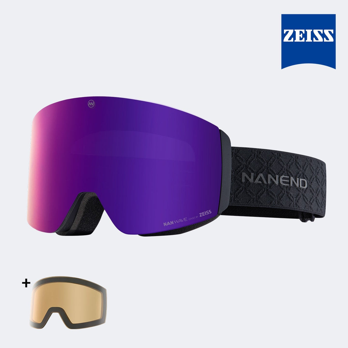 Wilderness Double Zeiss Lens Wave Magnetic Ski Goggles NG14pro